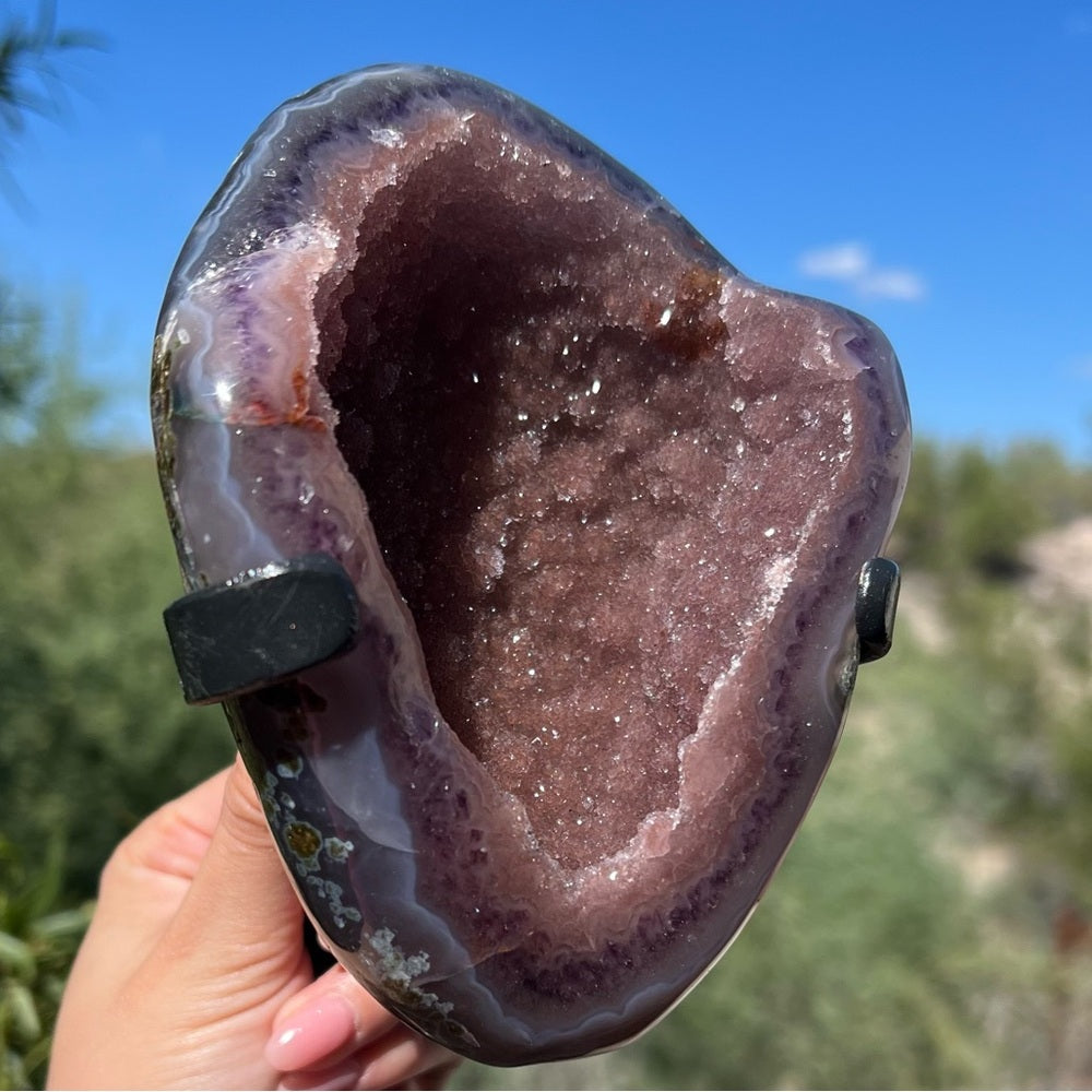 Pink and Purple Druzy Amethyst 💗💎 PDA25