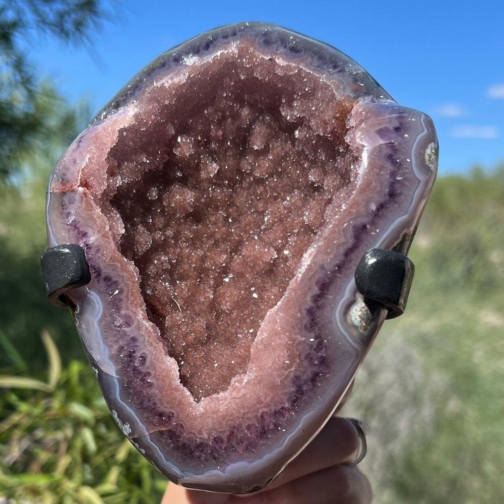 Pink and Purple Druzy Amethyst 💗💎 PDA25