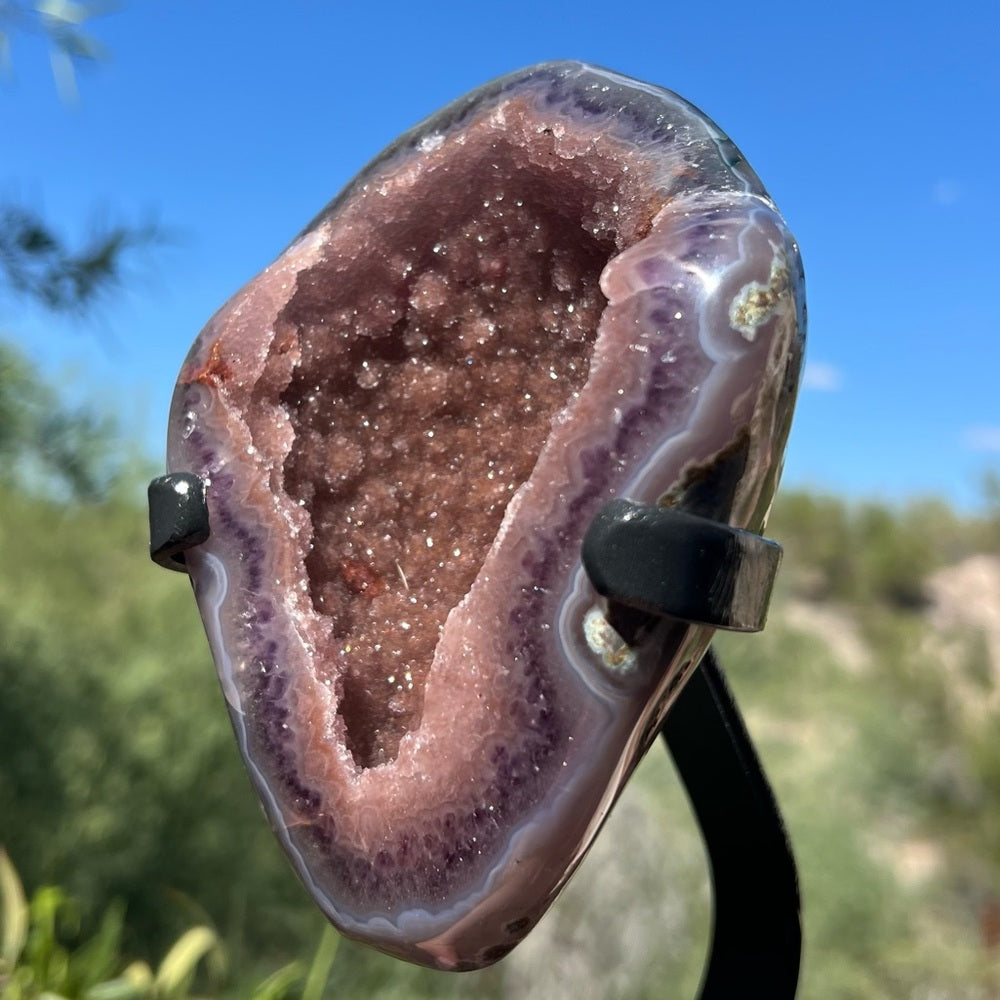 Pink and Purple Druzy Amethyst 💗💎 PDA25