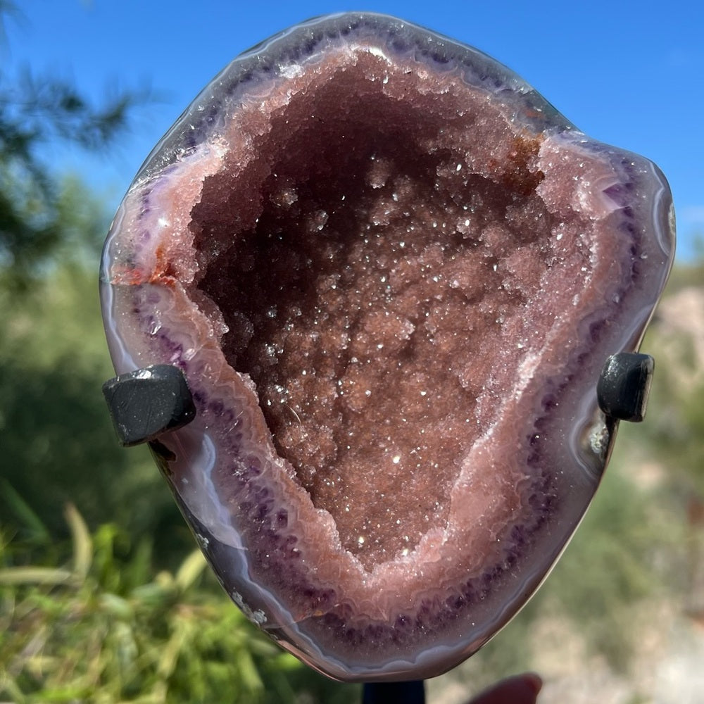 Pink and Purple Druzy Amethyst 💗💎 PDA25