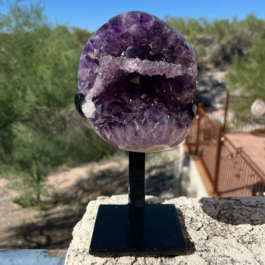 Druzy Flower Amethyst Statement Piece 💜✨ DFA06