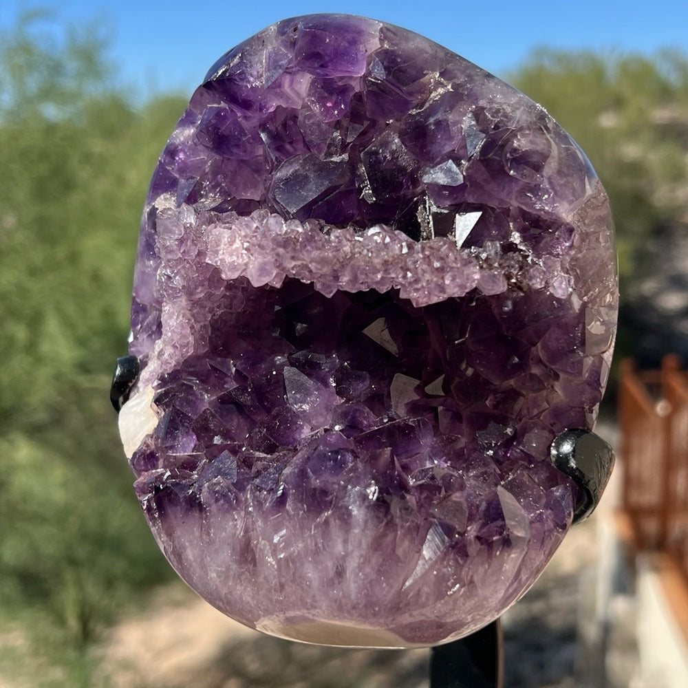 Druzy Flower Amethyst Statement Piece 💜✨ DFA06