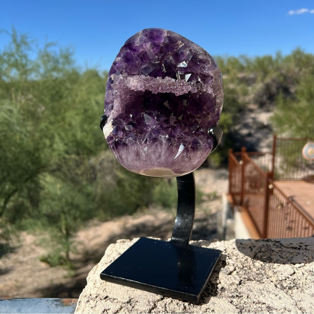 Druzy Flower Amethyst Statement Piece 💜✨ DFA06