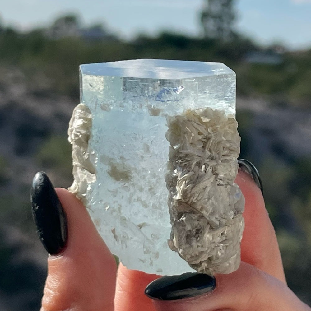 Beautiful Aquamarine Chunk 💎✨🤍 AC01