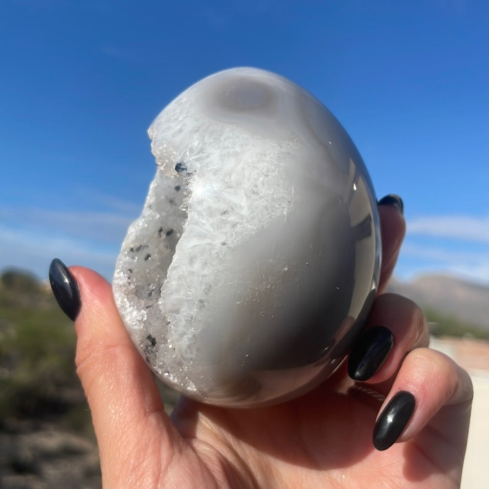 Druzy Egg 💎✨🤍 DE01