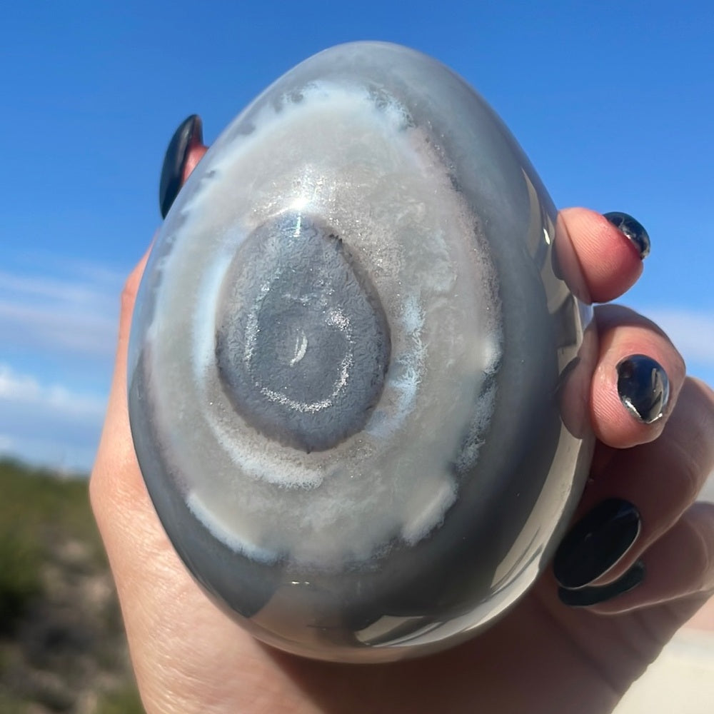 Druzy Egg 💎✨🤍 DE01