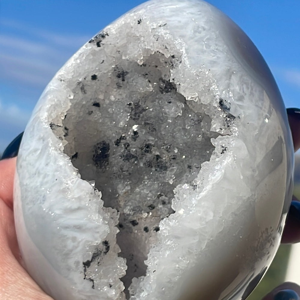 Druzy Egg 💎✨🤍 DE01