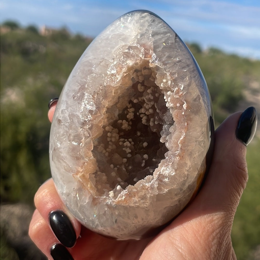 Druzy Egg 💎✨🤍 DE02