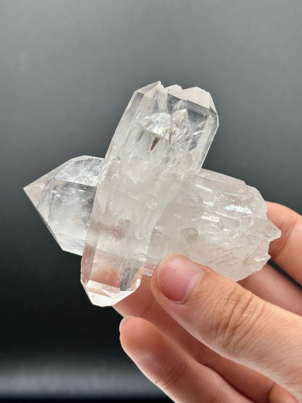 Arkansas Clear Quartz Elestial Cluster 🫧🤍🫧 ACQ17